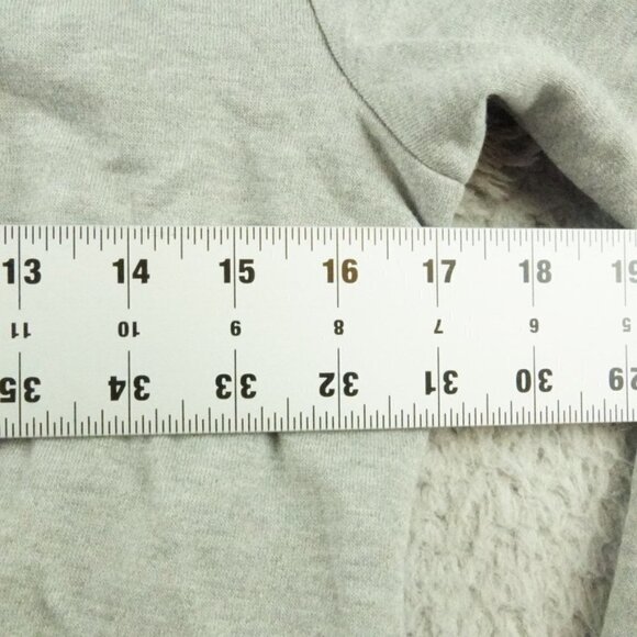 Rebecca Minkoff Cropped Sweatshirt Womens Small Gray Open Back Tie - Picture 6 of 11